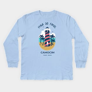 Farol Beach Kids Long Sleeve T-Shirt